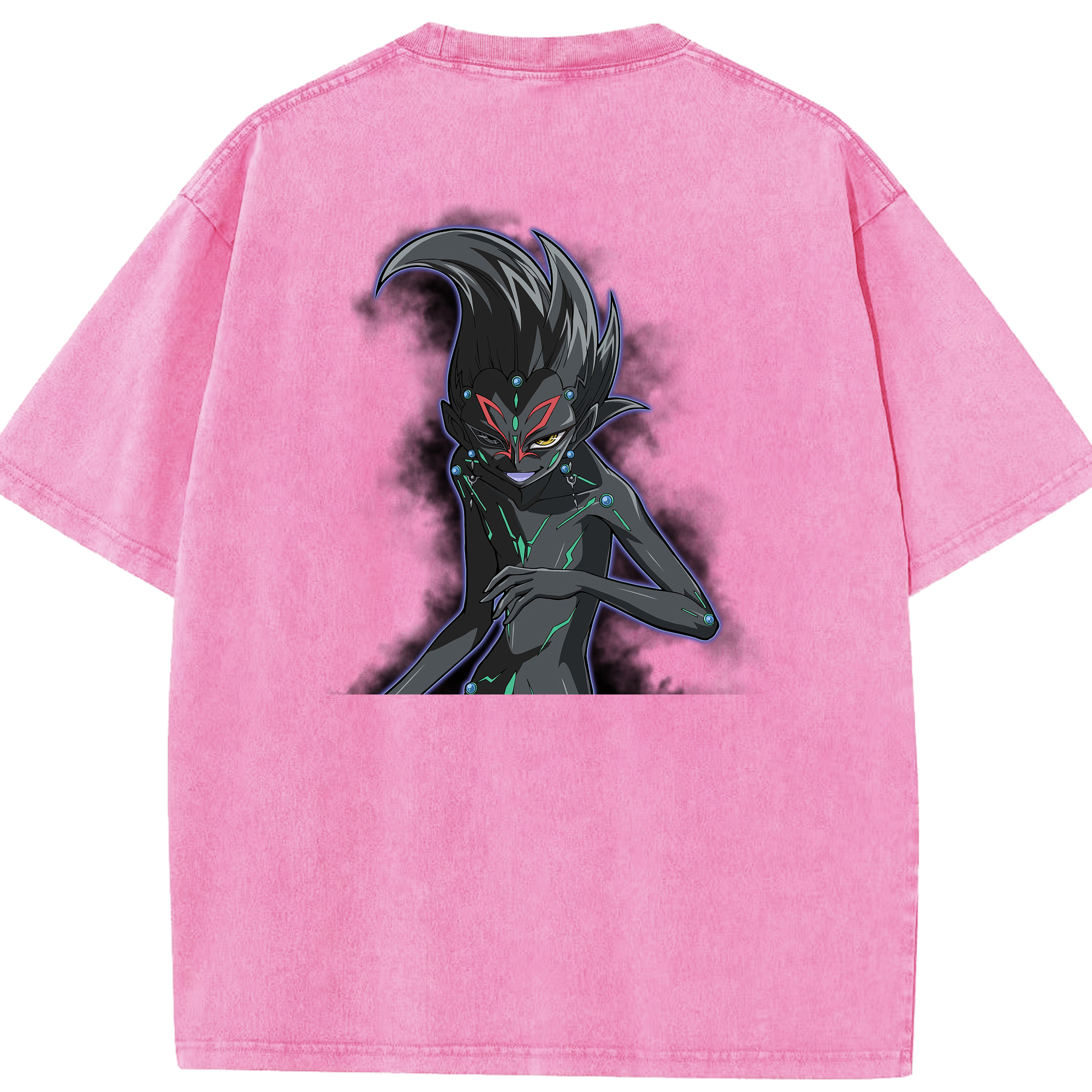 （画像用） 遊☆戯☆王 Yu-Gi-Oh! 綿100% ヴィンテージ風 半袖Tシャツ（背面プリント）